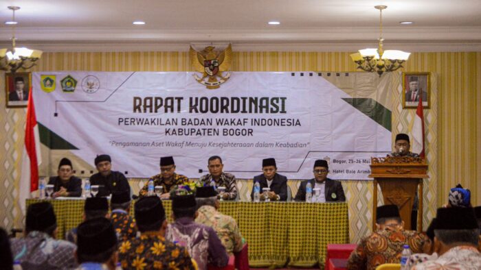 Hadiri Rakor BWI Kabupaten Bogor, Sekum MUI Minta BWI Perkuat Muamalah dengan Amankan Aset Wakaf