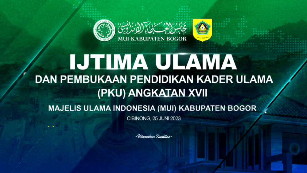 Dianugerahkan Terbaik Se-Indonesia, MUI Kabupaten Bogor kembali Gelar PKU Angkatan XVII