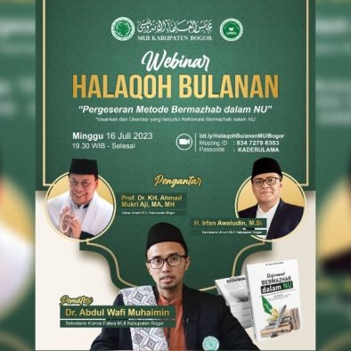 Webinar MUI Bogor Bahas Reformasi Bermazhab dalam NU