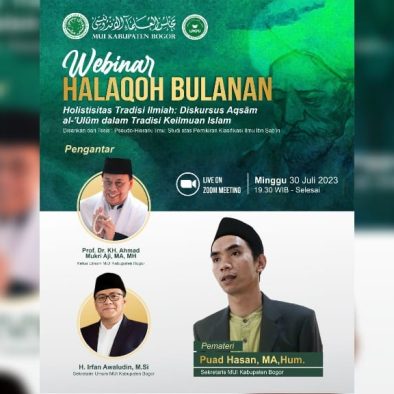 Webinar LPKPU MUI Bogor Bahas Arti Penting Klasifikasi Ilmu dalam Islam