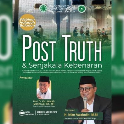 Menyelami Kedalaman Post Truth di Webinar LPKPU MUI Kabupaten Bogor