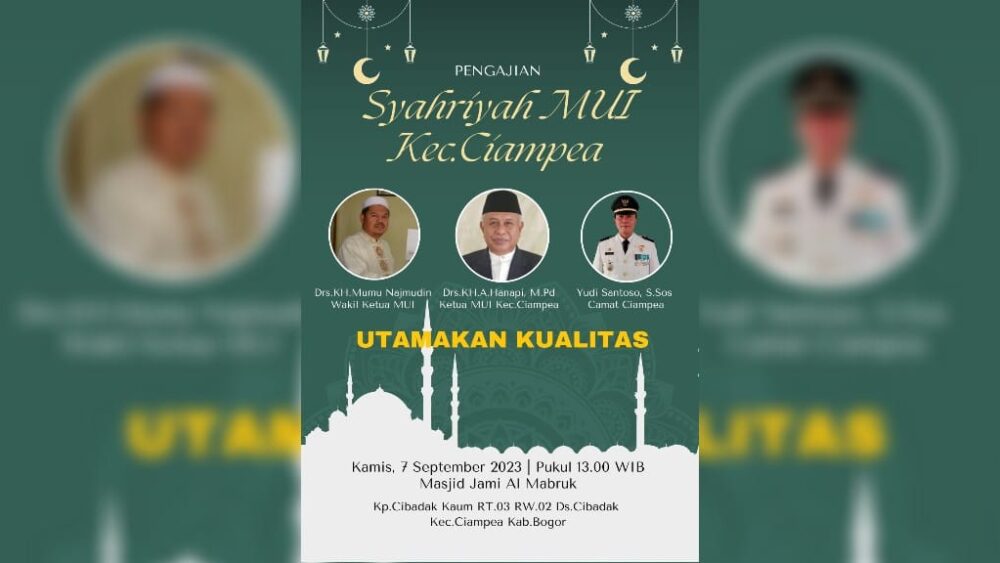 MUI Ciampea Gelar Syahriyahan, Perkuat Silaturahmi Ulama – Umaro di Tahun Politik