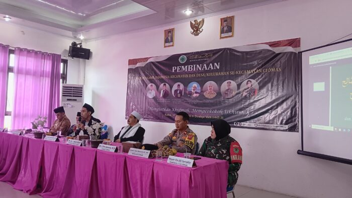 Perkuat Organisasi, MUI Kecamatan Ciomas Gelar Pembinaan