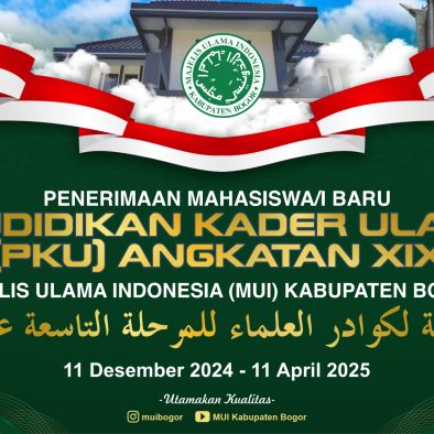 Pendaftaran PKU Angkatan ke 19 MUI Kabupaten Bogor Resmi Dibuka