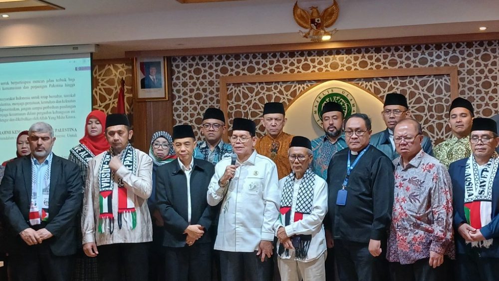 MUI dan Tokoh Lintas Agama Tolak Relokasi Warga Gaza, Dorong Jihad Internasional