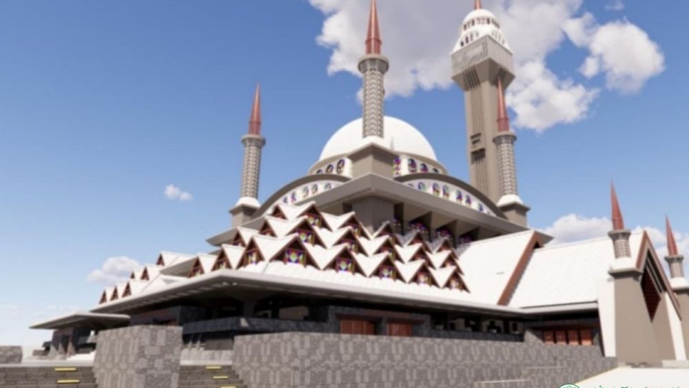 Desain Masjid Raya Pakansari, Cibinong, Kabupaten Bogor