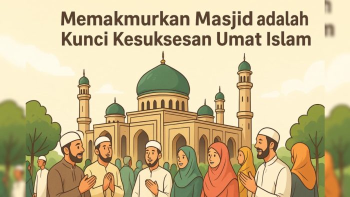 Memakmurkan Masjid adalah Kunci Kesuksesan Umat Islam
