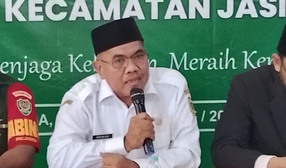Camat Jasinga yang diwakili oleh Bapak Ridwan. (Tim MUI Online)