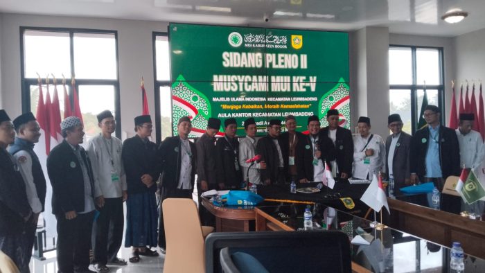 KH. Dede Mahfudz Terpilih Jadi Ketua MUI Leuwisadeng, Ini Lima Program Prioritasnya