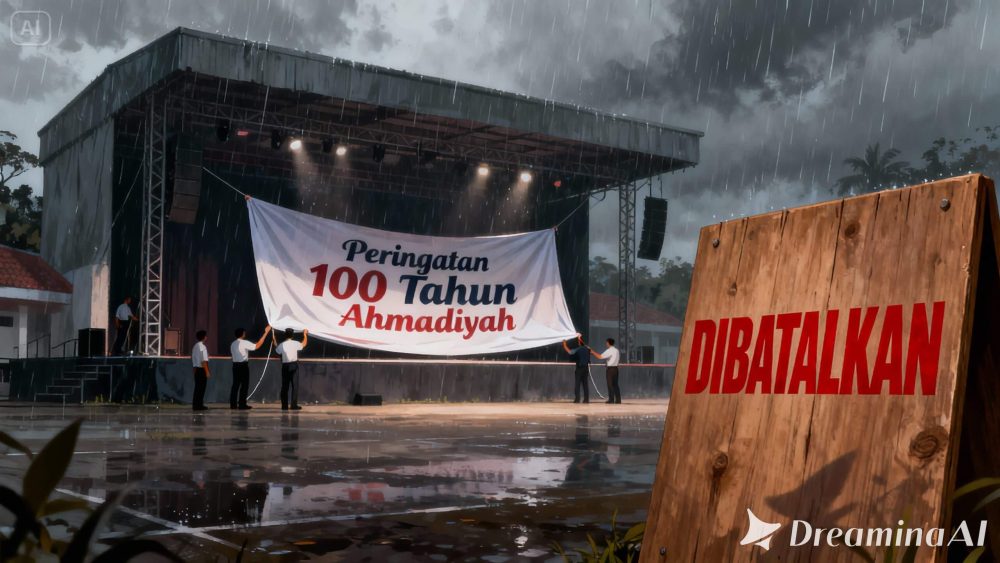 Tanpa Izin, Peringatan 100 Tahun Ahmadiyah di Bogor Resmi Dibatalkan