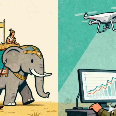 Belajar Ekonomi Perang dari Tahun Gajah hingga Era Drone