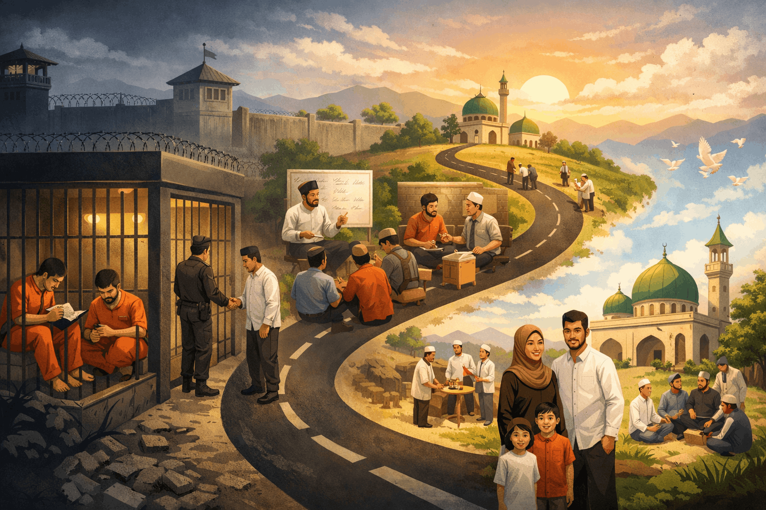 Peta Jalan Pembubaran Jama’ah Islamiyah: Dari Penjara ke Islam Wasathiyah Peta Jalan Pembubaran Jama’ah Islamiyah: Dari Penjara ke Islam Wasathiyah