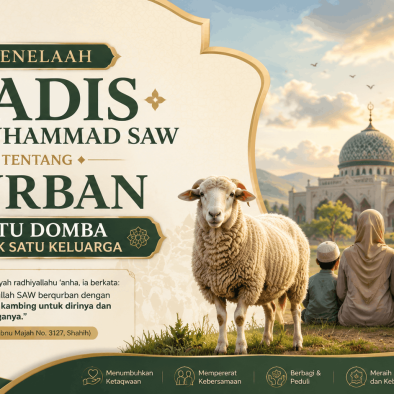 Menelaah Hadis Nabi Muhammad SAW tentang Qurban Satu Domba untuk Satu Keluarga